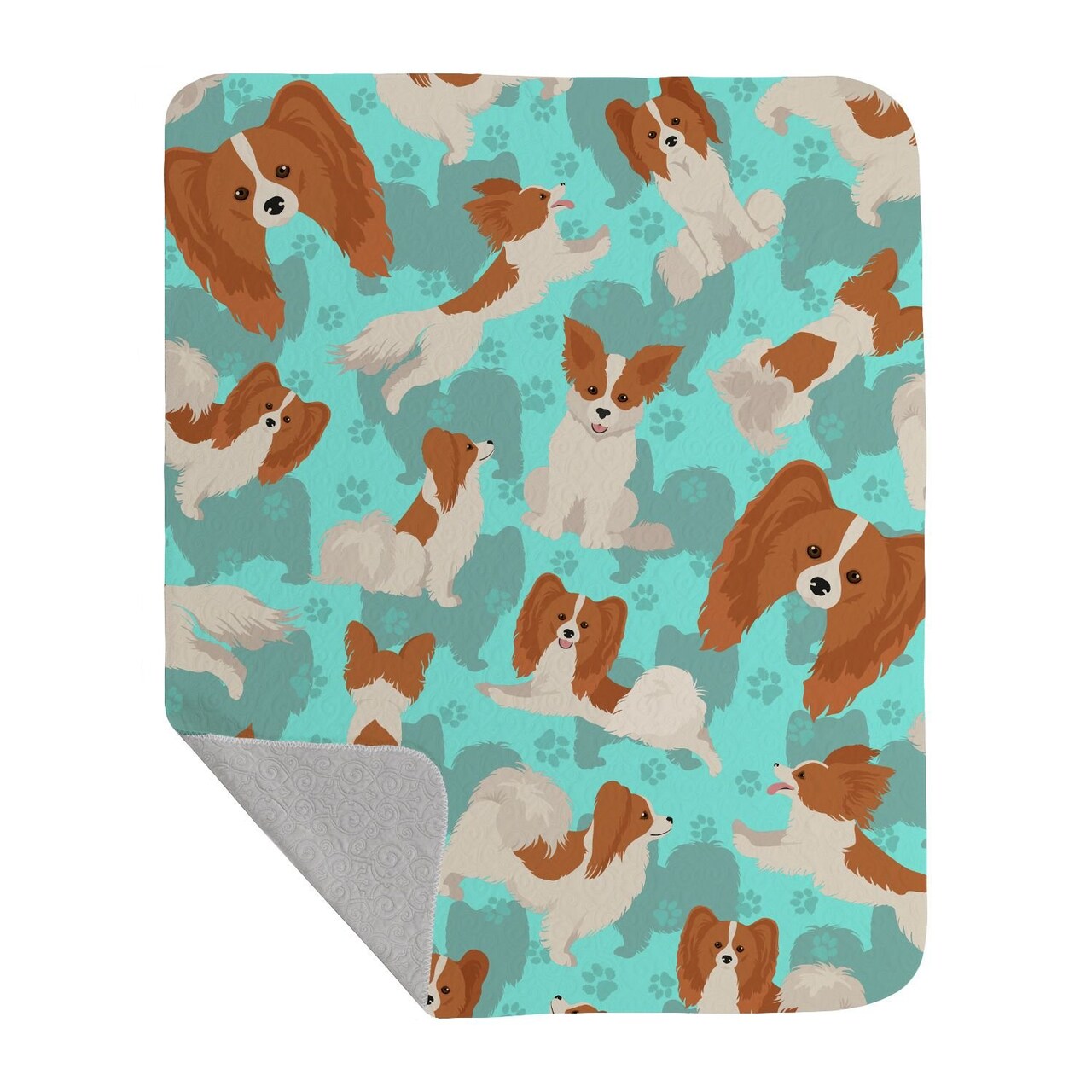 Edge Collections - 50" x 60" - Multicolor - Papillon Quilted Comfort Blanket Throw - 1 Piece